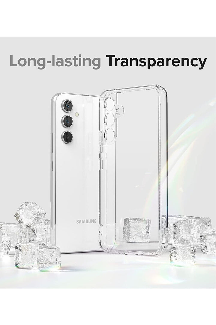 Samsung Galaxy A05S Uyumlu Kılıf 3D Kamera Korumalı Darbe Önleyici Şeffaf Transparan Esnek Silikon