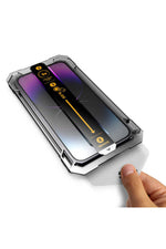 Load image into Gallery viewer, iPhone XS Uyumlu Hayalet Ekran Koruyucu Takma Aparatlı Kolay Kurulum Dayanıklı Temperli Cam
