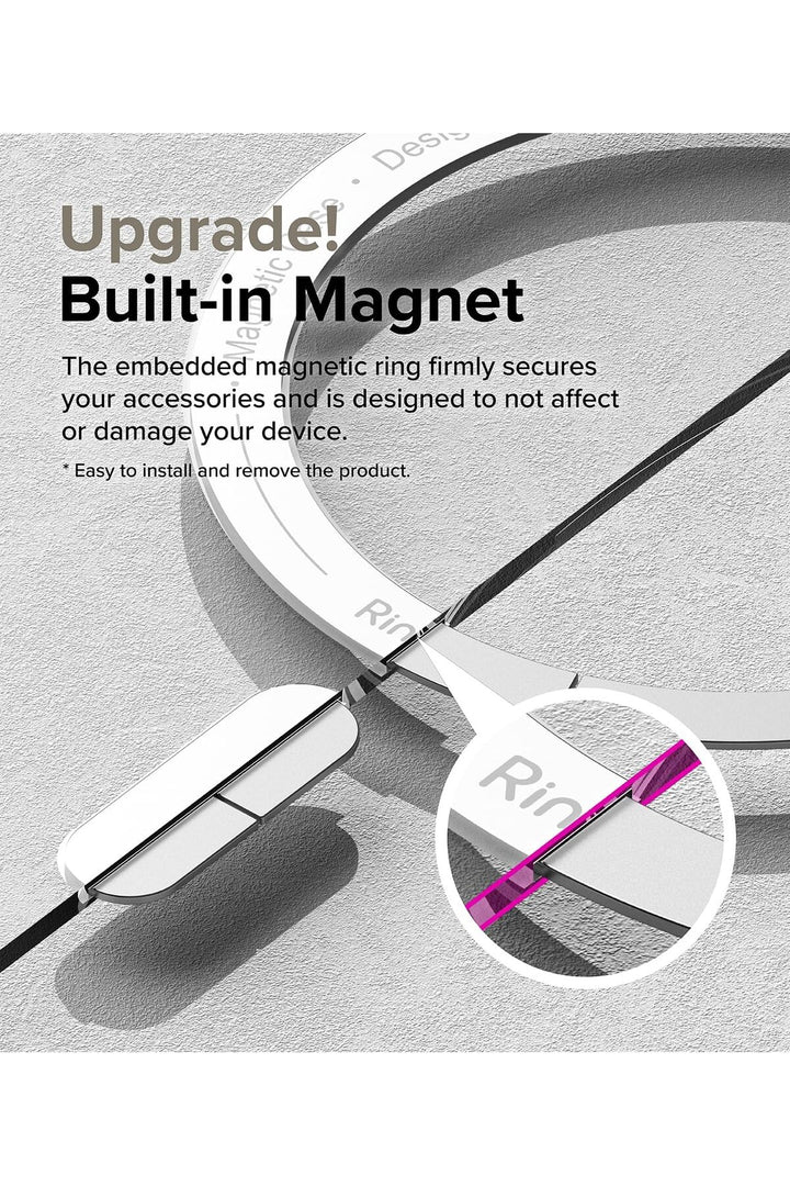 Samsung Galaxy S24 Ultra Uyumlu Kılıf Kamera Çıkıntılı Şeffaf Magsafe Kablosuz Şarj Destekli Kapak