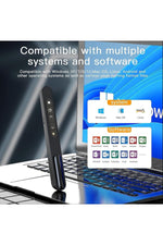Load image into Gallery viewer, Wireless Presenter/Kablosuz Lazer Sunum Kalemi Ses Kontrolü PowerPoint Uygulamalar için Uygun İşaret
