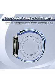 Huawei Watch GT2e/GT2/GT2 Pro/GT3/GT3 Pro/GT4/GT5 46mm Sport Kumaş Ayarlanabilir Cırt Cırtlı Kordon