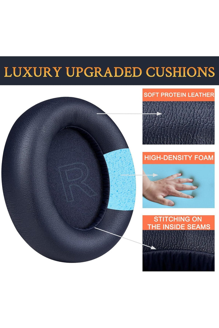 Ankr Soundcore Life Q30/Q35 Uyumlu Kulaklık Pedi Kumaş Koruyucu Yedek Kulaklık Pedi Kulaklık Süngeri