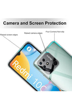 Load image into Gallery viewer, Xiaomi Redmi 10C/PocoC40 Uyumlu Kılıf 3D Kamera Korumalı Darbe Önleyici Şeffaf Esnek Silikon Kapak
