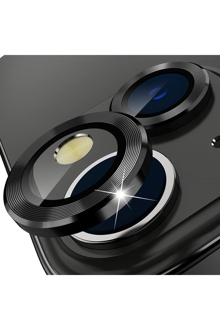 İphone 15/iphone 15 Plus Uyumlu Kamera Lens Koruyucu Dayanıkl Renkli Metal Temperli Cam Koruma