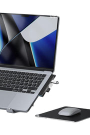 iPad/iPhone/Macbook Uyumlu Type-C To 4x USB 3.0 ve 2.0 Çevirici Dönüştürücü Çoğaltıcı Metal Dayanklı