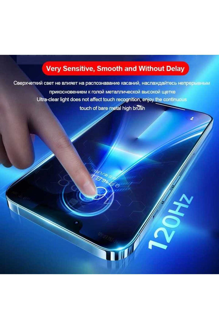 iPhone 16 Uyumlu Ekran Koruyucu Takma Aparatlı Kolay Kurulum Darbelre Dayanklı Temperli Cam