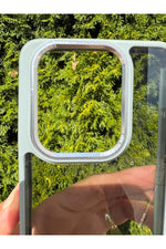 Load image into Gallery viewer, Xiaomi Mi 14T Pro Uyumlu Kılıf Siyah Transparan Şeffaf Kamera Çevresi Metal Koruyucu Silikon Kapak
