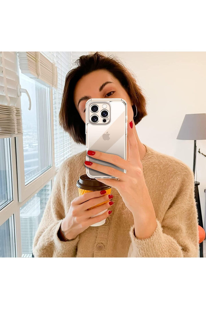 iPhone 16 Pro Max Uyumlu Şeffaf Kılıf Kamera Çıkıntılı Koruyucu Slim Renksiz İnce Esnek Silikon