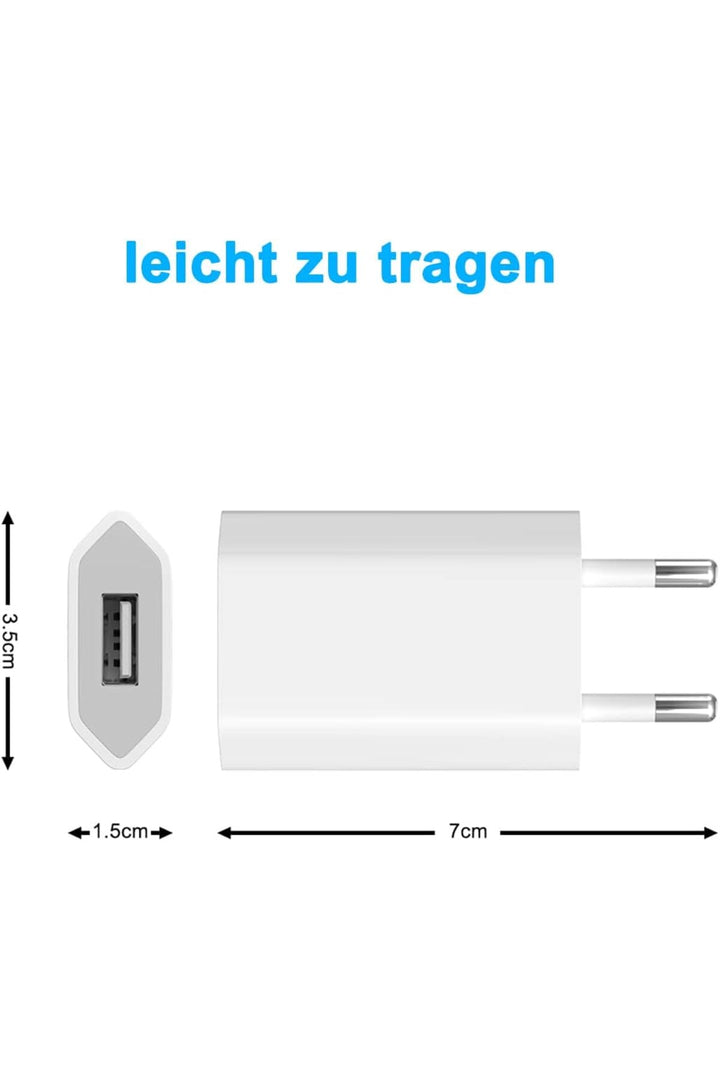Apple iPad iPhone 4/5/6/7/8/8/Plus/Se/X/Xs/11/12/13/14 Uyumlu 1A 5W Şarj Seti Şarj Aleti Şarj Cihazı