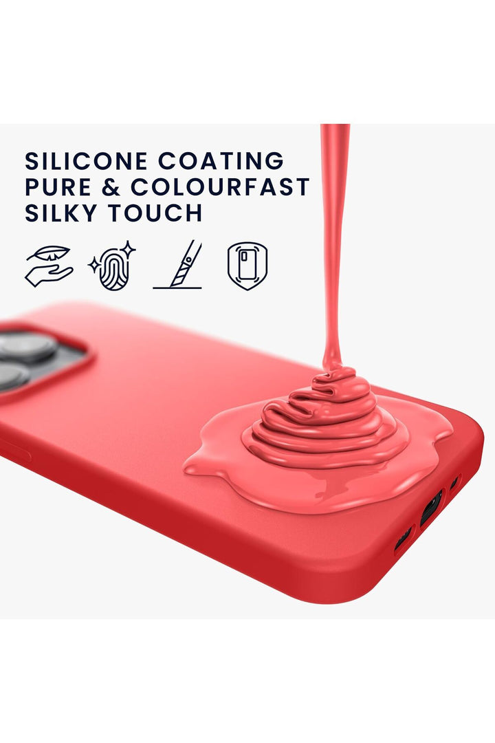 Yüksek Kaliteli iPhone 14 Pro  Uyumlu Kılıf Liquid Silikon Renkli Mat Lekelere Dayanıklı Kaymaz