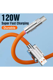 Samsung Galaxy S7/Edge/S6/Note4/S4/S3/J7/J5/A7/A5/C7/C5 Uyumlu 120w Micro Hızlı Şarj Kablosu Kopmaz