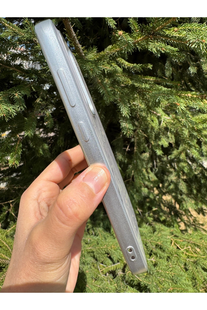 Samsung Galaxy S24 Fe Uyumlu Kılıf Parlak Mermer Desenli Kamera Kenar Koruyuculu Arka Kapak