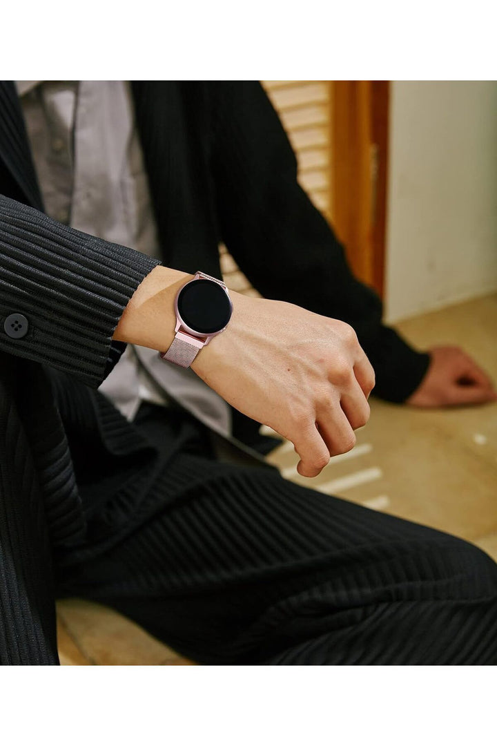 Huawei Watch GT/GT2E/GT2/GT2 Pro/GT3/GT3 Pro/GT4 46mm Uyumlu Metal Ayarlanabilir Mıknatıslı Kordon