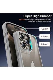 iPhone 15 Uyumlu Kılıf Kamera Çevresi Metal Sararmaya Karşı Dayanıklı Koruyucu Silikon Kapak