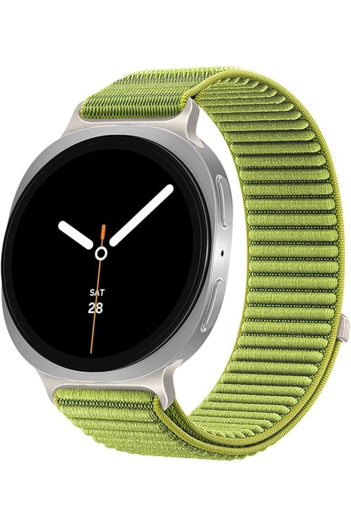 Samsung Galaxy Watch 8 40mm/44mm/Classic 46mm Uyumlu Sport Kumaş Ayarlanabilir Cırt Cırtlı Kordon