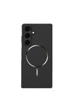 Load image into Gallery viewer, Samsung Galaxy S24 Fe Uyumlu Magsafe Kılıf Sert Mat Koruyucu Kablosuz Şarj Destekli Arka Kapak
