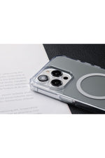 Load image into Gallery viewer, iPhone 16 Plus Uyumlu Kılıf Buzlu Mat Sararmaz Magsafe Kablosuz Şarj Destekli Hoparlör Filtreli
