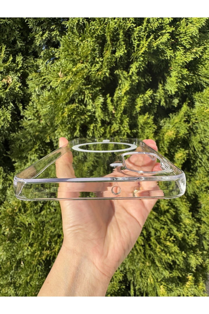 Samsung Galaxy A54 Uyumlu Kılıf İnce Sert Sararmaz Magsafe Kamera Kenarı Koruyucu Dayanıklı Kapak