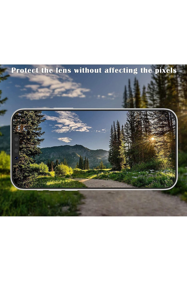 iPhone 15 Pro/15 Pro Max Uyumlu Kamera Koruyucu Temperli Cam Çizilmelere Karşı Dayanıklı Kamera Lens