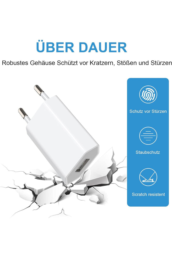 Apple iPad iPhone 4/5/6/7/8/8/Plus/Se/X/Xs/11/12/13/14 Uyumlu 1A 5W Şarj Seti Şarj Aleti Şarj Cihazı