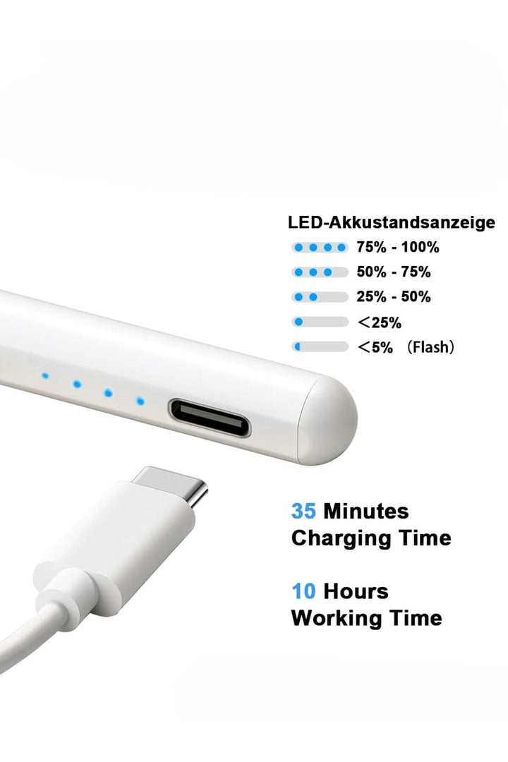 Dokunmatik Stylus Kalem Power-Display Manyetik iPhone/iPad/Samsung iOS ve Android Uyumlu Stylus Pen