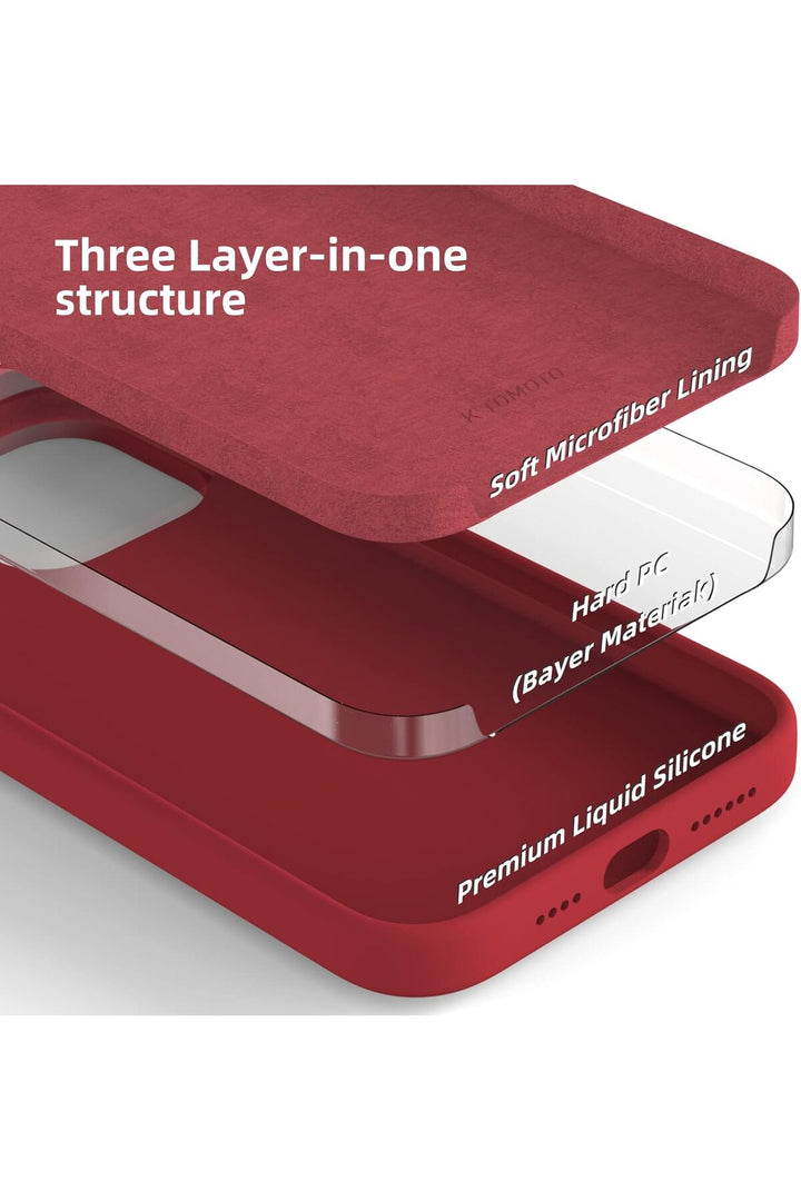 Yüksek Kaliteli iPhone 13 Pro Uyumlu Kılıf Liquid Silikon Renkli Mat Lekelere Dayanıklı Kaymaz