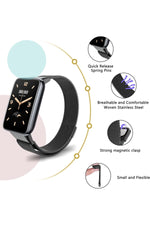 Load image into Gallery viewer, Xiaomi Mi Band 7 Pro Uyumlu Kordon Ayarlanabilir Mıknatıslı Metal Hasır Manyetik Paslanmaz Kordon
