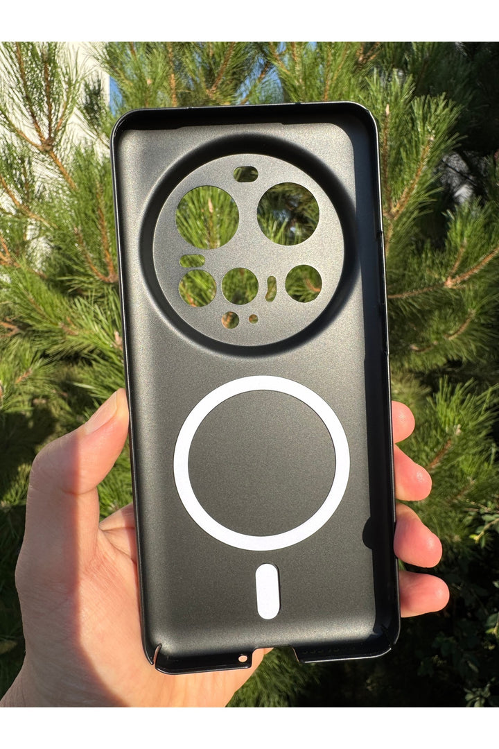 Xiaomi Mi 15 Ultra Uyumlu Magsafe Kılıf Sert Mat Kamera Koruyucu Kablosuz Şarj Destekli Arka Kapak
