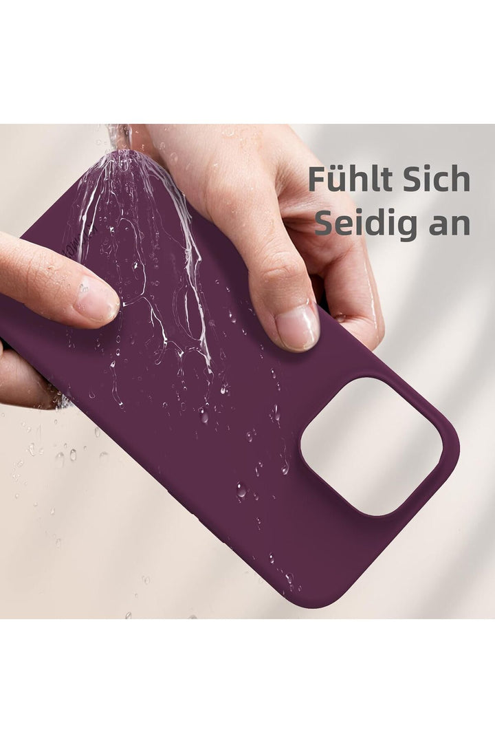 Yüksek Kaliteli iPhone 15 Pro Uyumlu Kılıf Liquid Silikon Renkli Mat Lekelere Dayanıklı Kaymaz