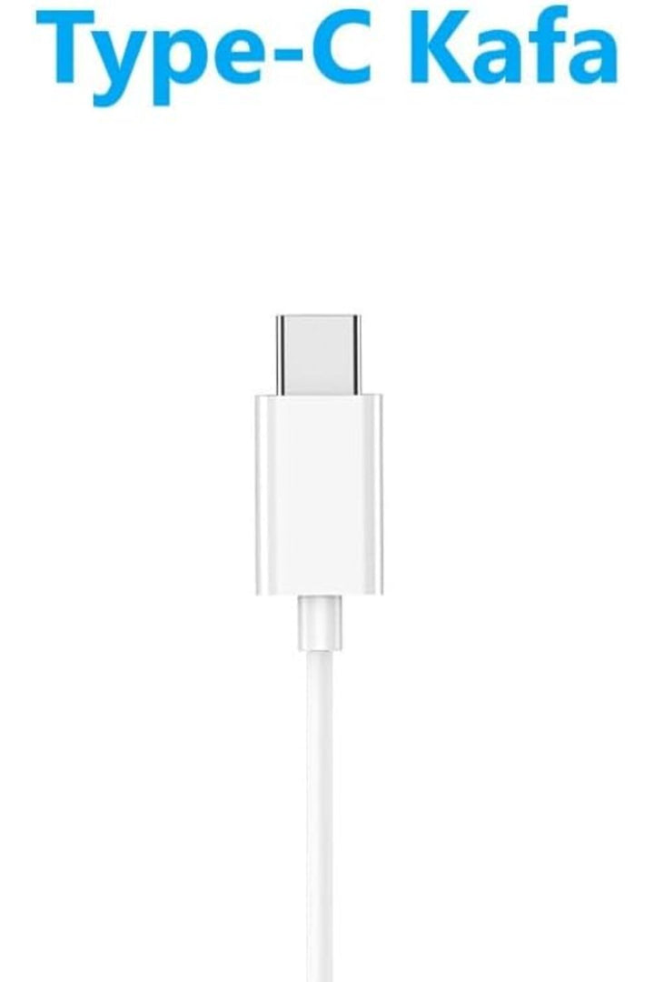 Yüksek Kalite iPhone 17 Pro Max/17 Air/16 Pro/15 Uyumlu Kulaklık Mikrofonlu Type-C Kulakiçi Kulaklık