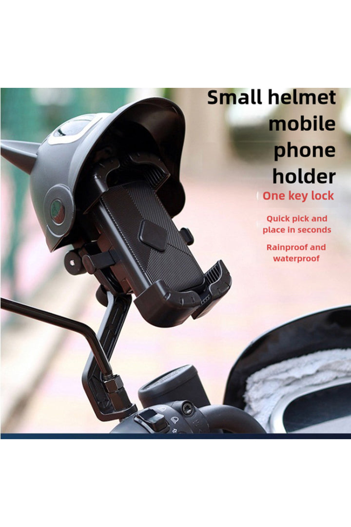 Motosiklet/Bisiklet/Scooter Uyumlu Telefon Tutucu Ayarlanabilir Gidon için Yağmur/Yağış Korumalı