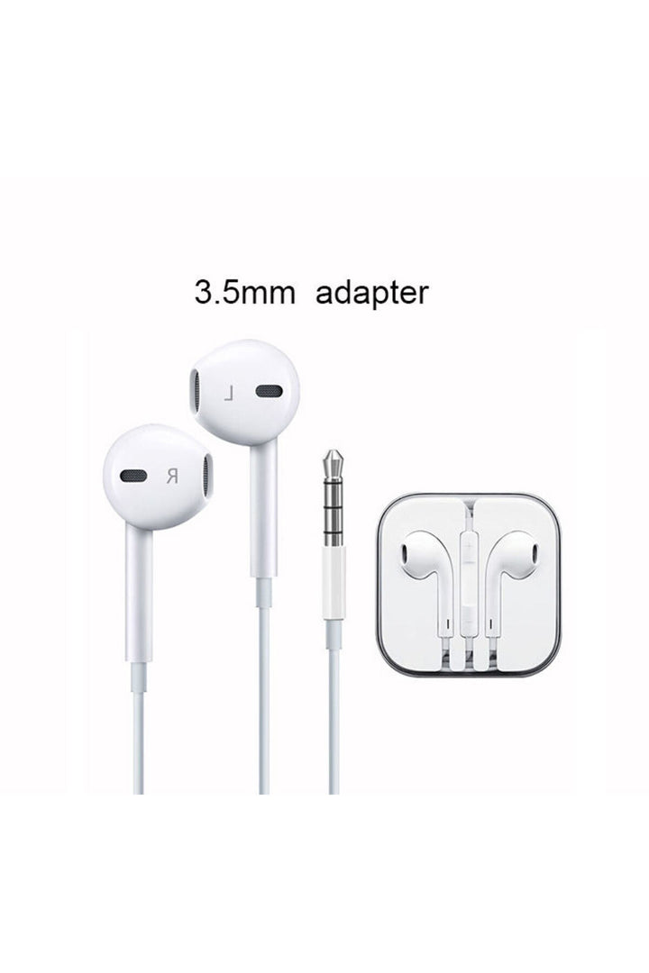 5/5S/6/6S/6S Plus Uyumlu 3.5mm Jack Kulaklık Samsung Xiaomi Huawei Uyumlu Mikrofonlu Kulaklık