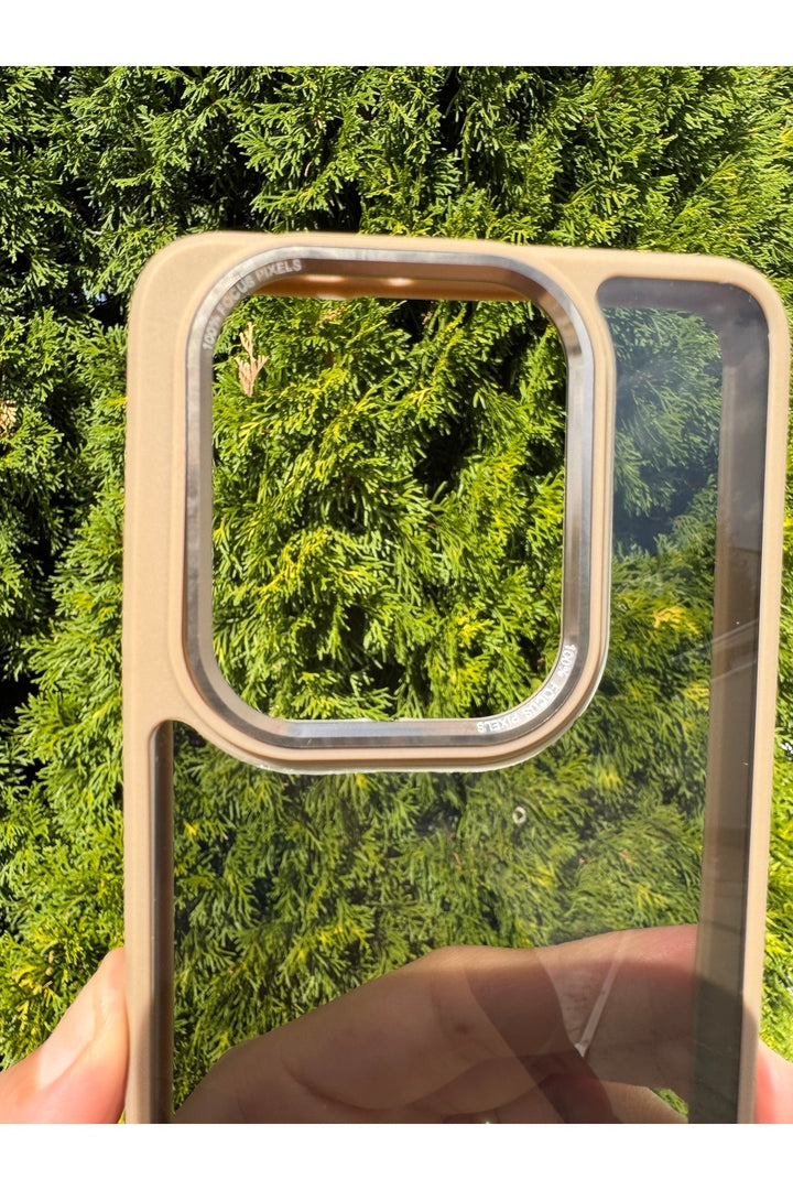 Xiaomi Mi 14T Pro Uyumlu Kılıf Siyah Transparan Şeffaf Kamera Çevresi Metal Koruyucu Silikon Kapak