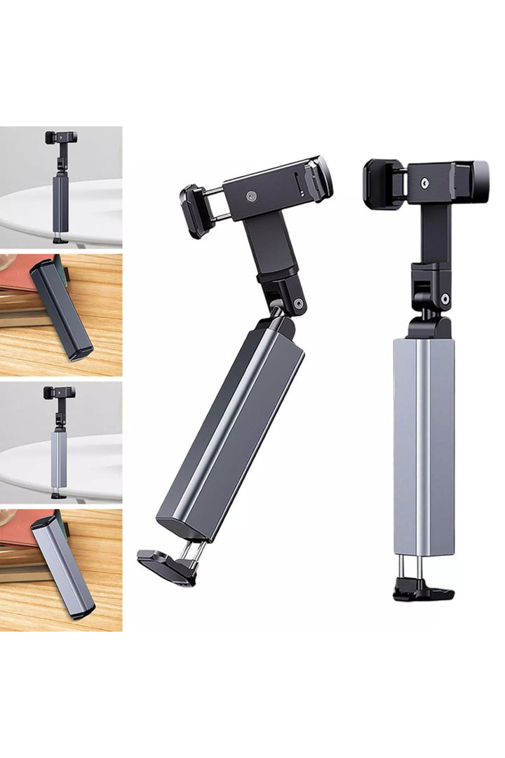 iPhone Samsung Uyumlu Tripod Telefon Standı Tüm Modeller ile Uyumlu Kıskaçlı Güçlü Tutuş Çekim İçin