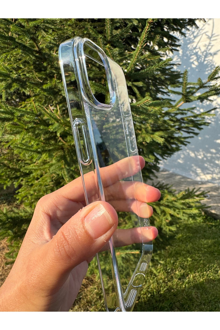 iPhone 13/14 Uyumlu Kılıf Sert Sararmaz Kamera Koruma Çevresi Yükseltilmiş Koruyucu Dayanıklı Kapak