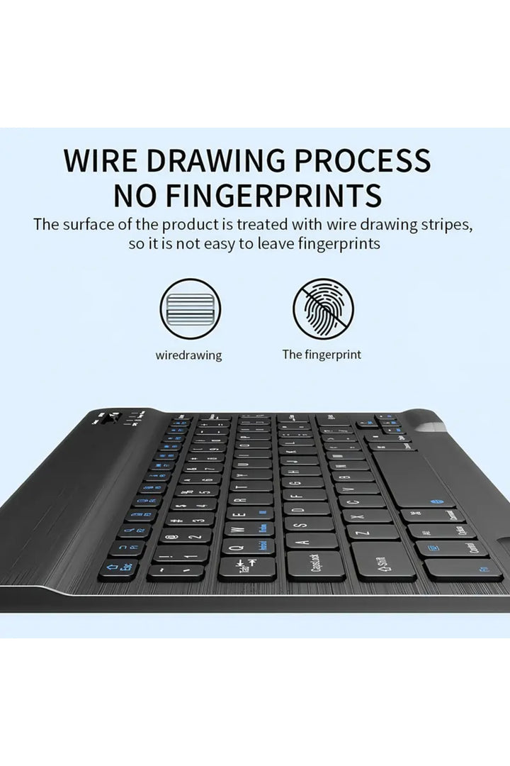 PC/Notebook/Macbook Uyumlu Kablosuz Şarj Edilebilir Klavye Mouse Seti Sessiz Türkçe Karakter Klavye