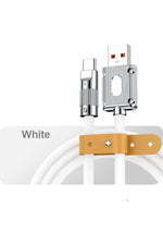 Load image into Gallery viewer, USB To Type-C 120W 6A Turbo Hızlı Şarj ve Data Kablosu Samsung Xiaomi Android Uyumlu Esnek Kopmaz
