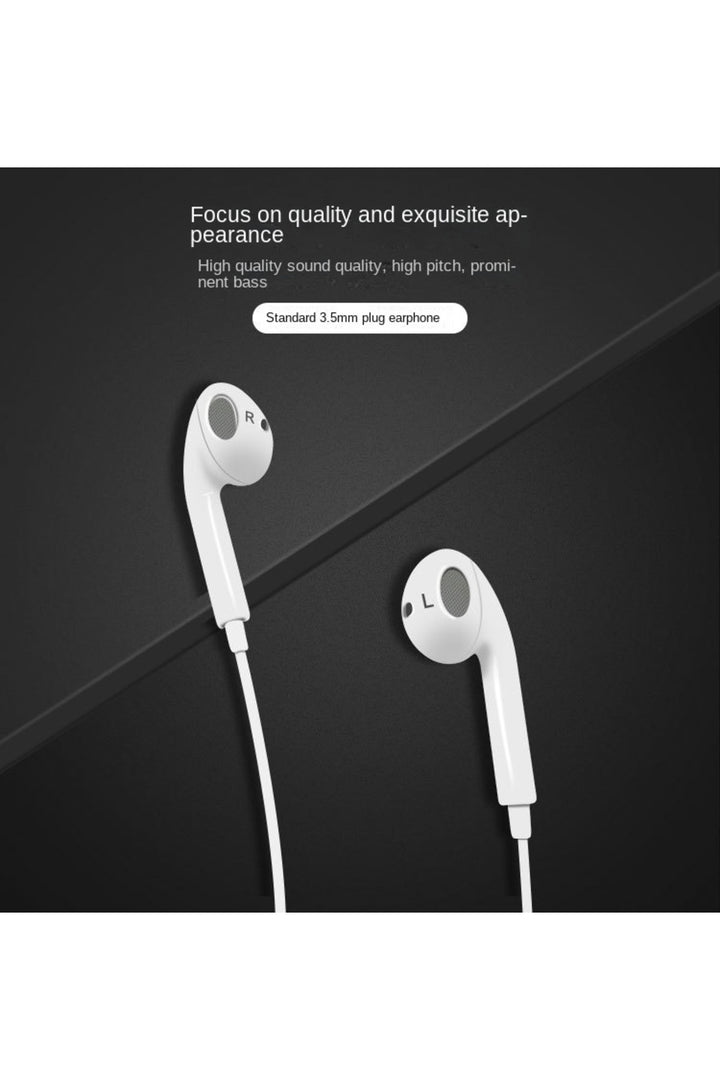 5/5S/6/6S/6S Plus Uyumlu 3.5mm Jack Kulaklık Samsung Xiaomi Huawei Uyumlu Mikrofonlu Kulaklık