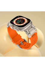 Load image into Gallery viewer, Apple Watch 8 7 6 5 4 3 2 1 42mm/44mm/45mm/49mm Uyumlu Kordon Ayarlanabilir Titanyum Metal Başlıklı
