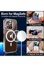 Load image into Gallery viewer, iPhone 15 Pro Uyumlu Kılıf Kamera Koruma Camı Ekran Koruyucu Şeffaf Magsafe Temperli Cam Koruma
