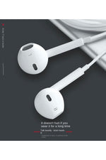 Load image into Gallery viewer, 5/5S/6/6S/6S Plus Uyumlu 3.5mm Jack Kulaklık Samsung Xiaomi Huawei Uyumlu Mikrofonlu Kulaklık
