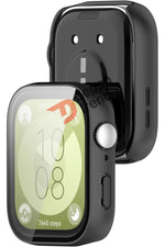 Load image into Gallery viewer, Huawei Watch Fit 3 Uyumlu Kılıf Ekran ve Kasa Koruyucu Şeffaf Kasa Koruma Çerçeve Guard 360 Koruma
