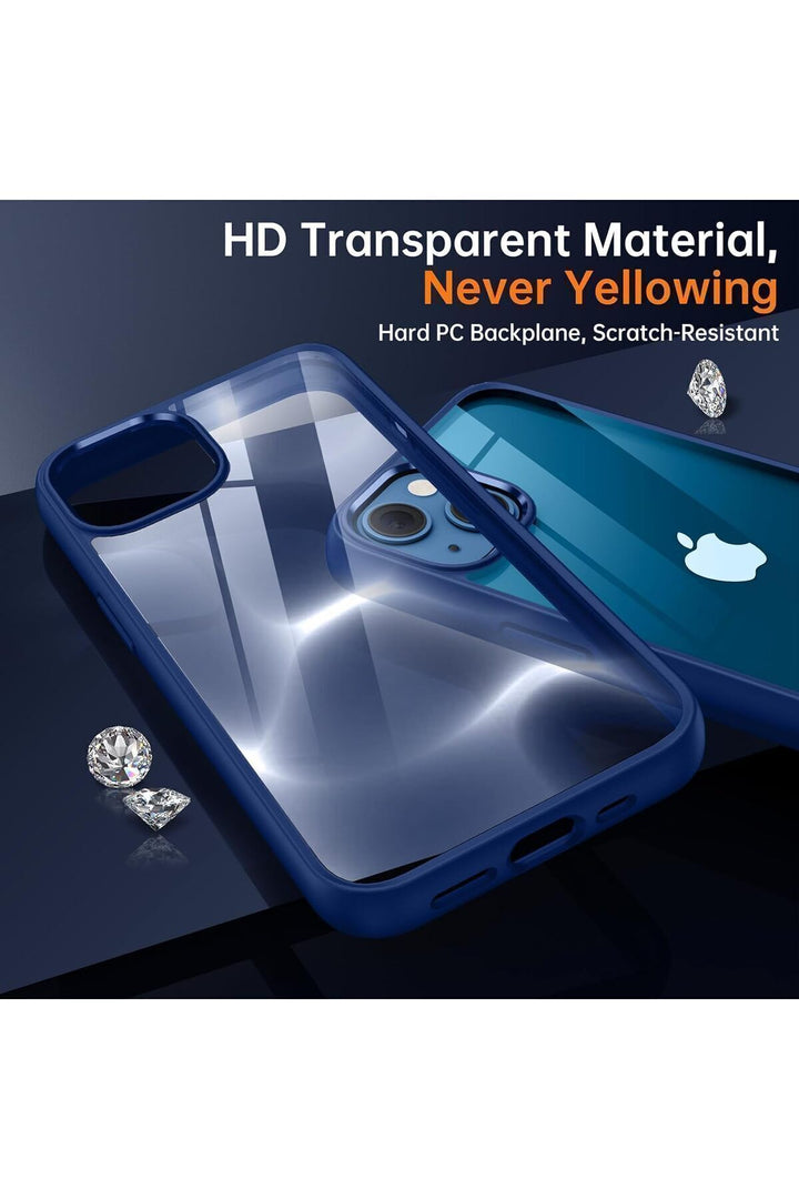 iPhone 15 Uyumlu Kılıf Kamera Çevresi Metal Sararmaya Karşı Dayanıklı Koruyucu Silikon Kapak