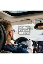 Load image into Gallery viewer, Mikrofonlu Araç Bluetooth Kiti USB 3.5mm Aux Bluetooth Çevirici HD Ses Kalite Micro SD Kart Destekli
