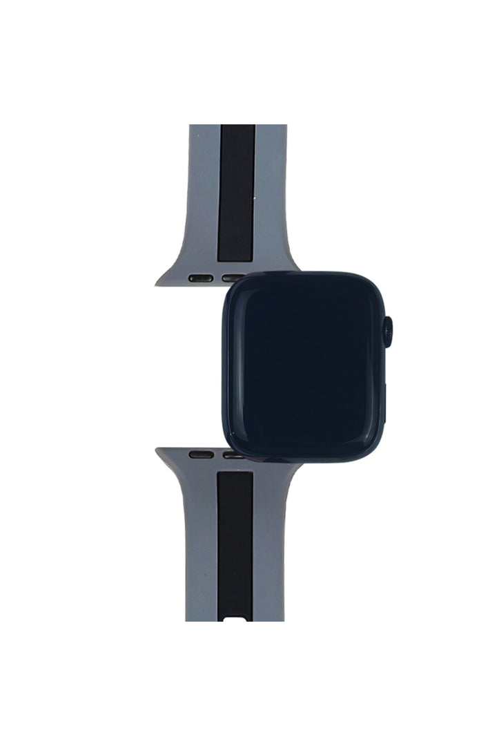 Apple Watch 9 8 7 6 5 4 3 Se 42mm/44mm/45mm/49mm Uyumlu Kordon Ayarlanabilir Renkli Çizgili Silikon