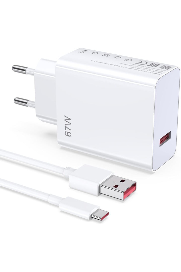 Redmi Mi 10/11t/12/13/13t/14/15 Ultra Uyumlu Turbo Hızlı Saniye Özellikli 67w Usb Type-c Şarj Cihazı