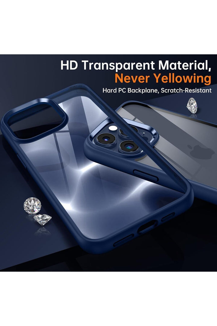 iPhone 15 Pro Max Uyumlu Kılıf Kamera Çevresi Metal Sararmaya Karşı Dayanıklı Koruyucu Silikon Kapak