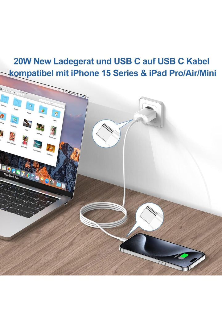 Apple Ipad Iphone 15/16 Plus/17 Pro Max Uyumlu 20w Hızlı Şarj Usb-c Type-c Pd Şarj Cihazı Şarj Aleti