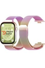 Load image into Gallery viewer, Huawei Watch Fit 3 Uyumlu Kordon Mıknatıslı Ayarlanabilir Paslanmaz Metal Kordon Örgü Hasır Kordon
