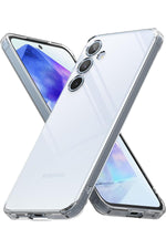 Load image into Gallery viewer, Samsung Galaxy A25 Uyumlu Kılıf 3D Kamera Koruma Darbe Önleyici Şeffaf Esnek Renksiz Silikon Kapak
